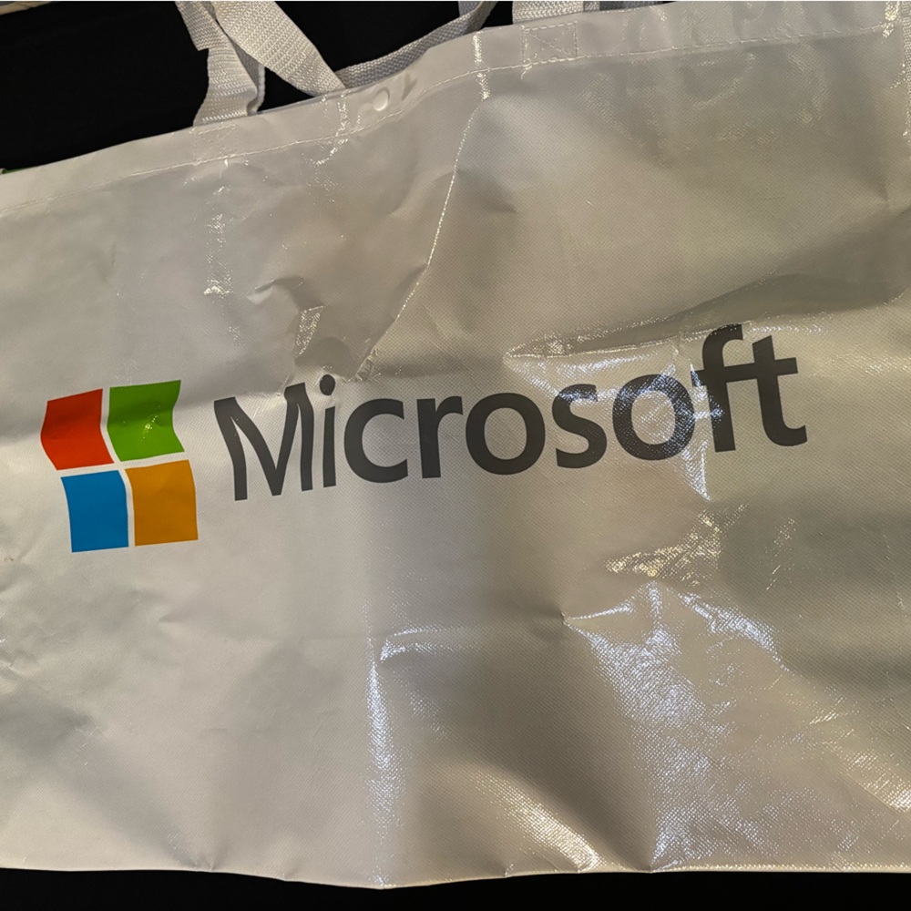 Microsoft Windows Reusable Large Shopping Bags 15"x19"